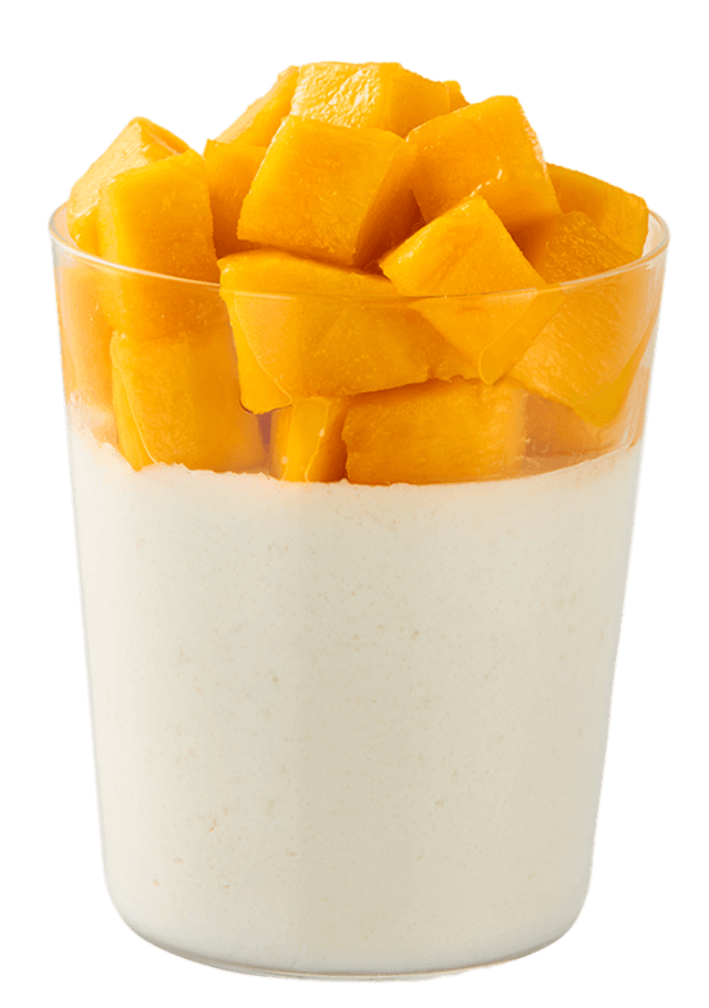 Mango Coconut Pudding