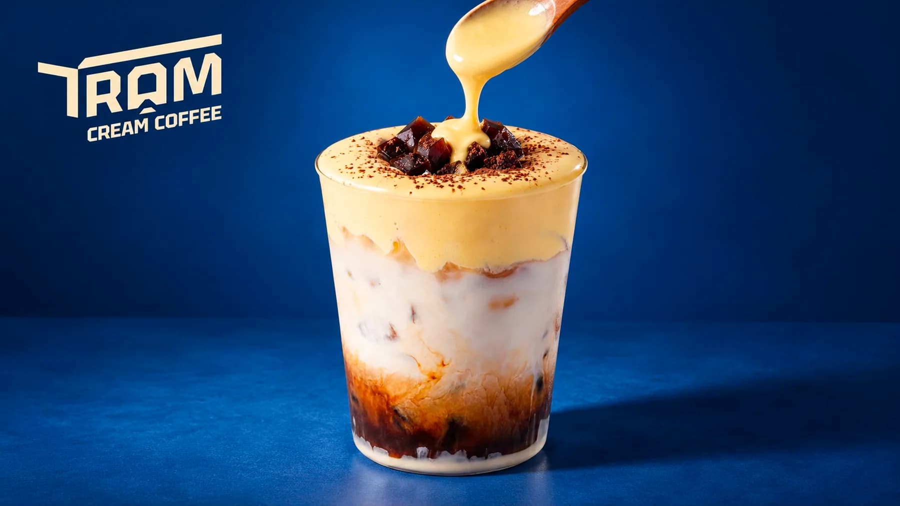 Vietnamese Egg Coffee and Cream Coffee at Tram Cream Coffee